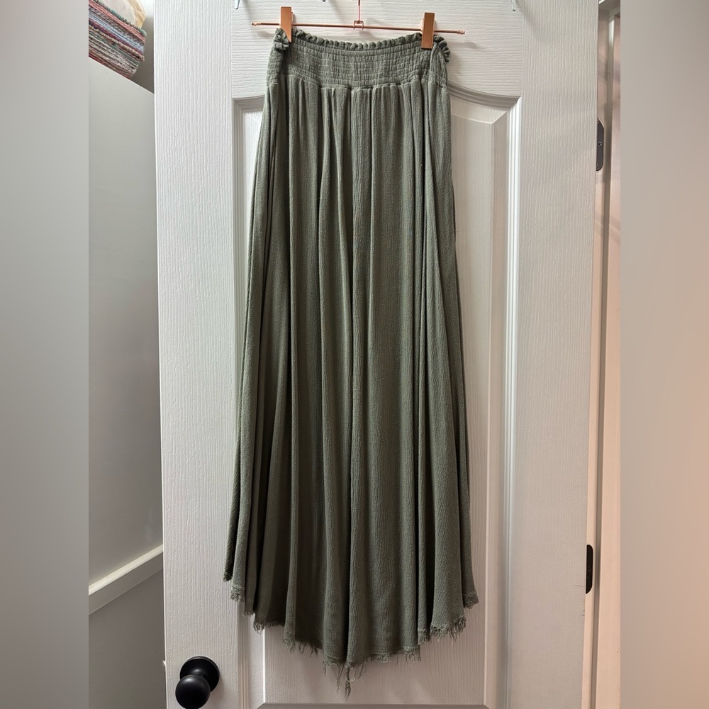 LA MIEL Sage A-Line Skirt